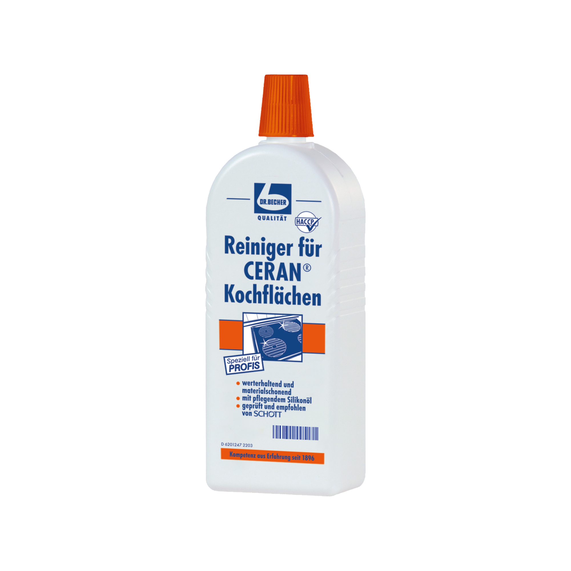 Dr. Becher Glaskeramik Reiniger für CERAN® Kochflächen - 500 ml | Flasche (500 ml)