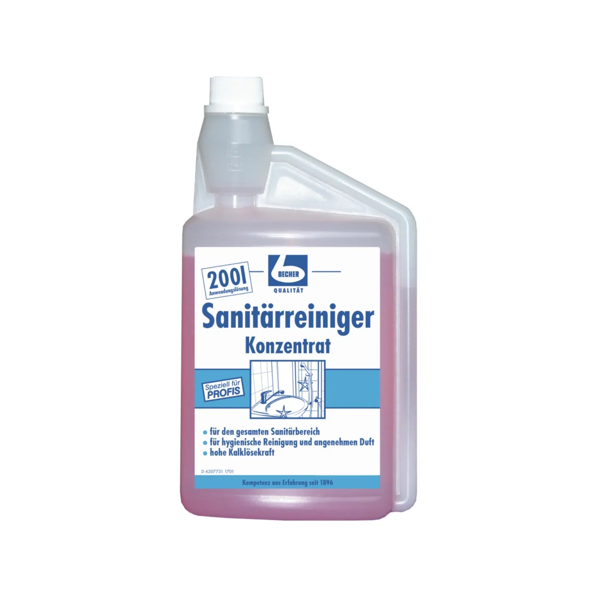 Dr. Becher Sanitärreiniger Konzentrat - 1 Liter | Flasche (1000 ml)