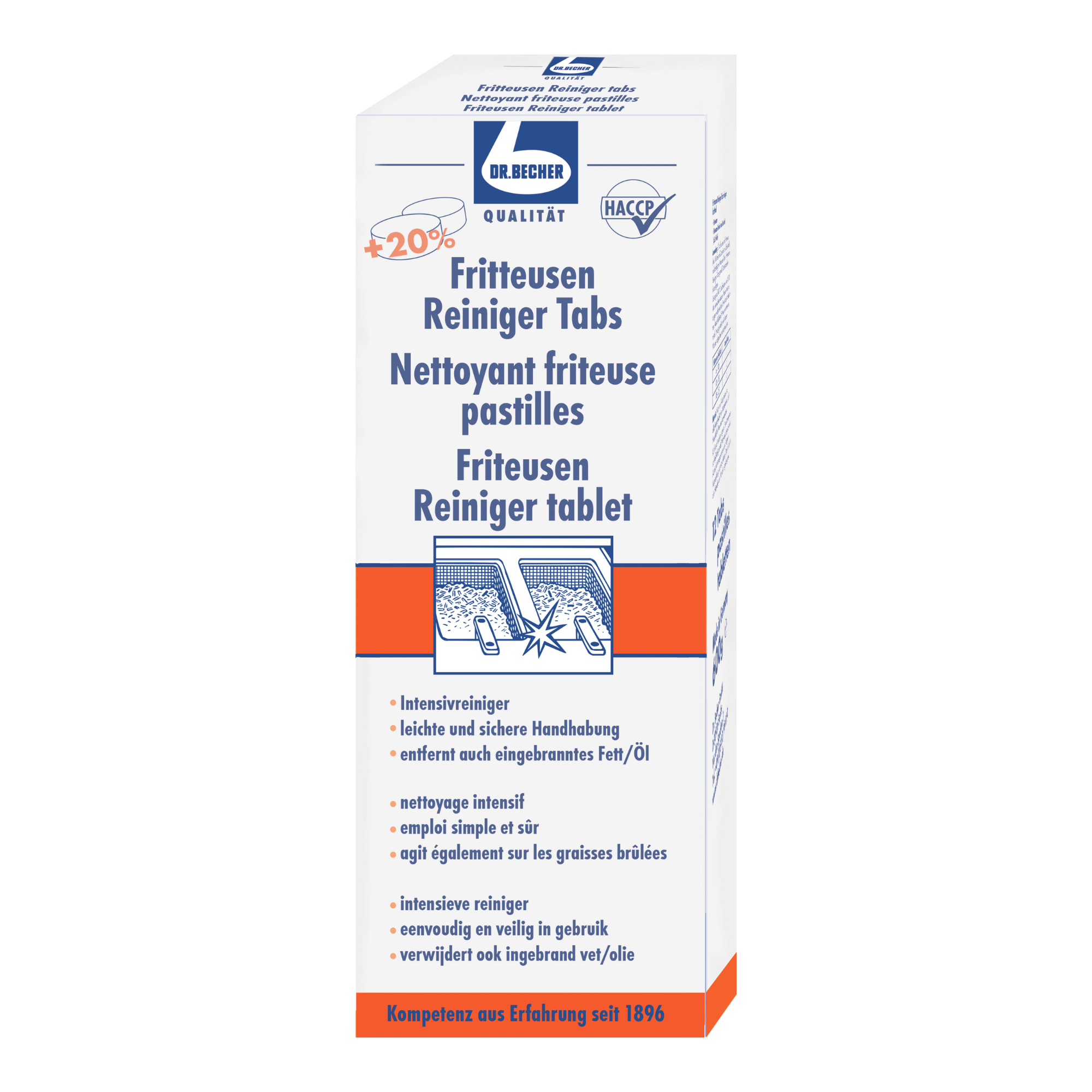 Dr. Becher Fritteusen Rein Tabs - 12 Stück | Packung (1 Stück)