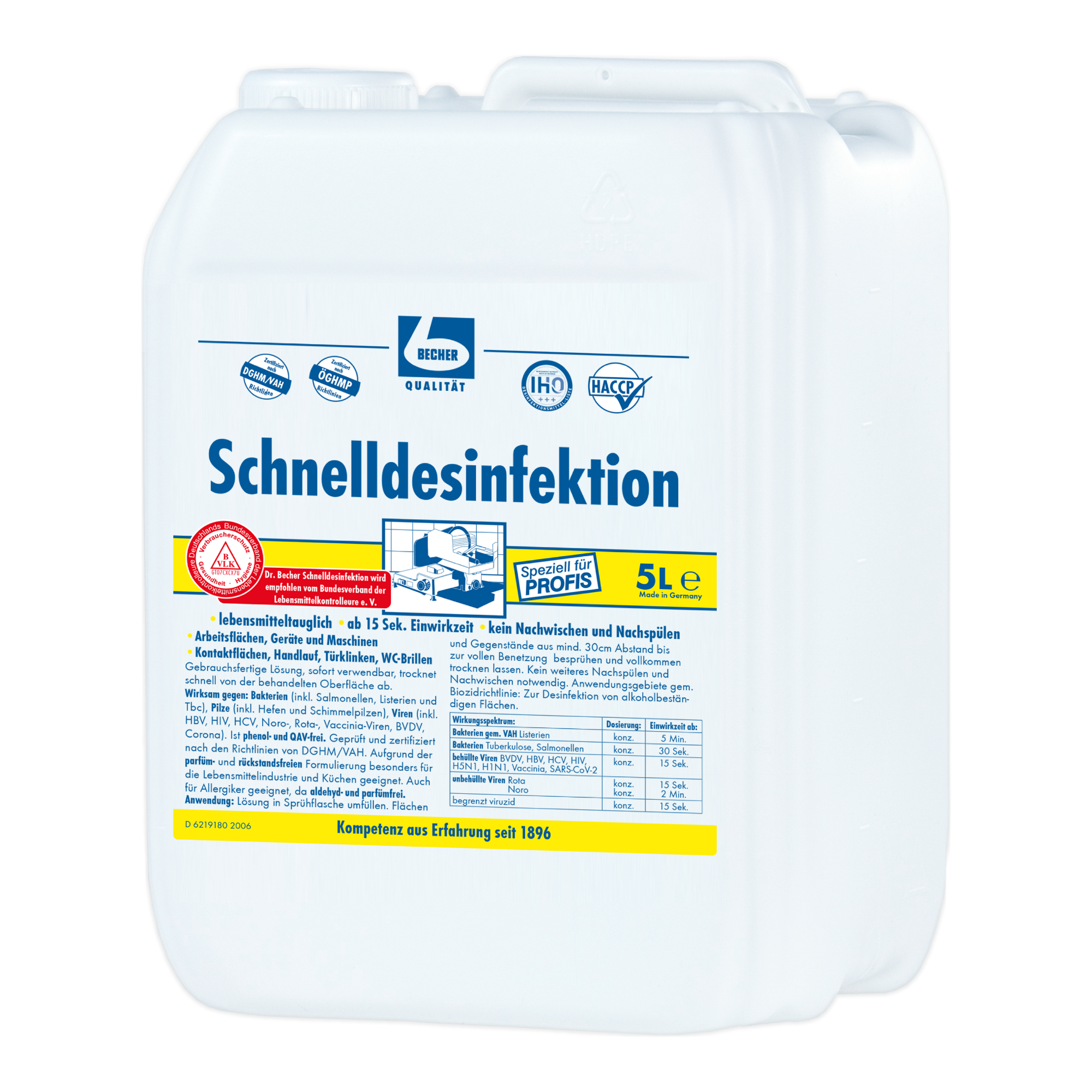 Dr. Becher Schnelldesinfektionsmittel